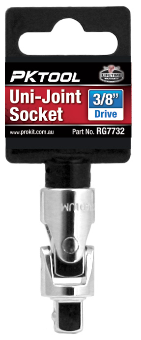 3/8” Dr Uni-Joint Socket