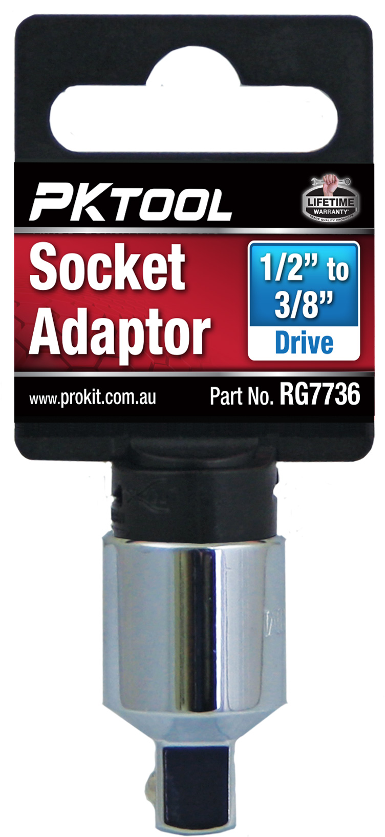1/2″ to 3/8″ Dr Socket Adaptor