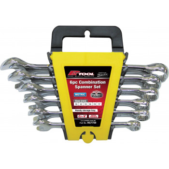 6pc Metric Combination Stubby Spanner Set