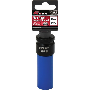 17mm 1/2” Dr Metric Mag Wheel Deep Impact Socket