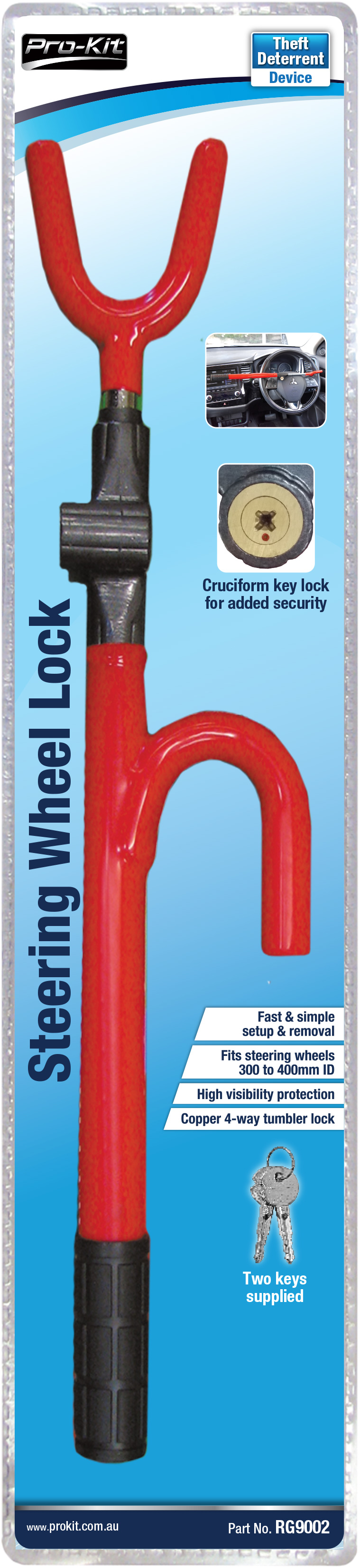 Universal Steering Wheel Lock
