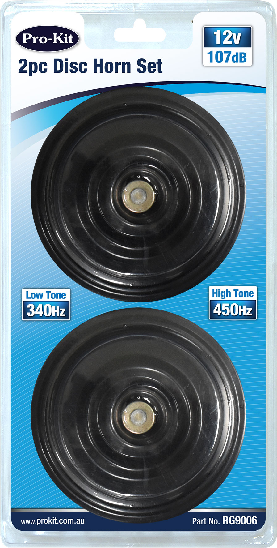 HORN – 2pc HI/LO DISC 12V