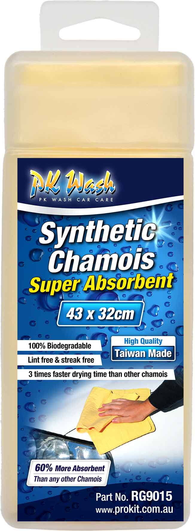 CHAMOIS – SMALL SYNTHETIC 32CM X 43CM