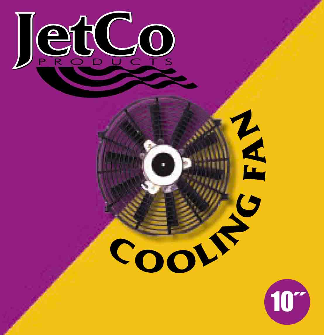 COOLING FAN – 10” 12V 80W UNIVERSAL