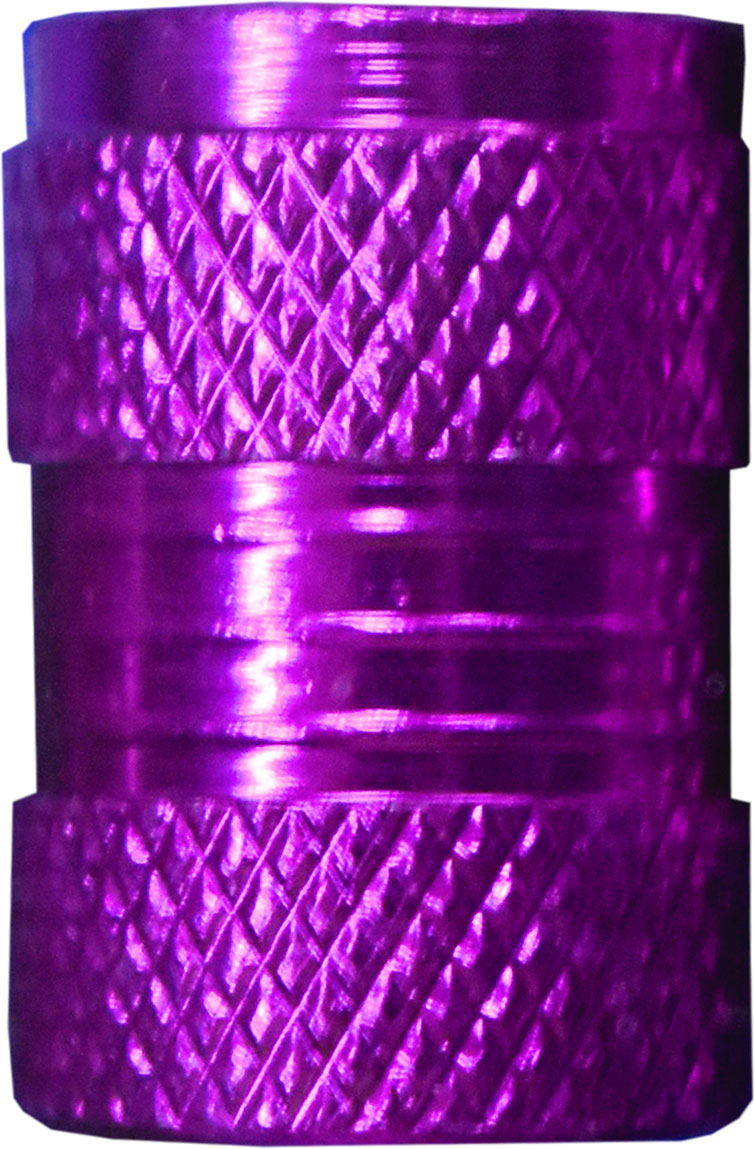 VALVE CAPS – 5pc ANODIZED PURPLE