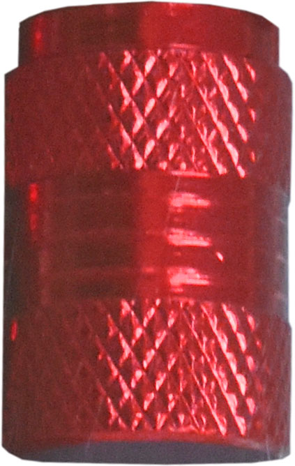 VALVE CAPS – 5pc ANODIZED RED
