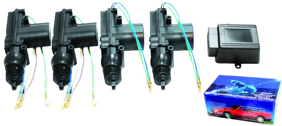 CENTRAL LOCKING –  KEY ACTIVATED 4 DOOR