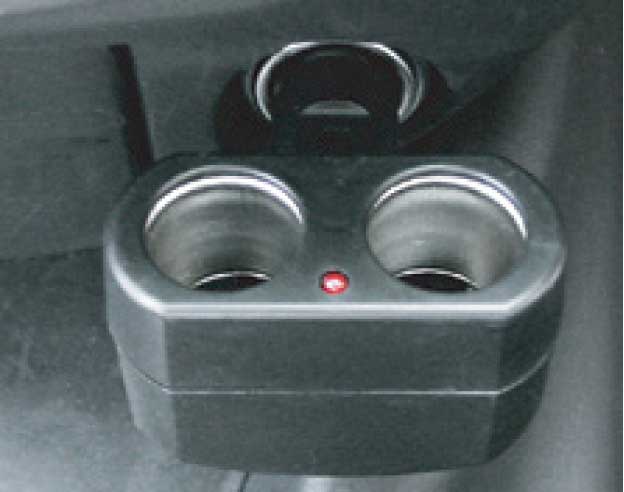 CIGARETTE LIGHTER ACCESSORY SOCKET – WITH 2 OUTLETS 12/24V