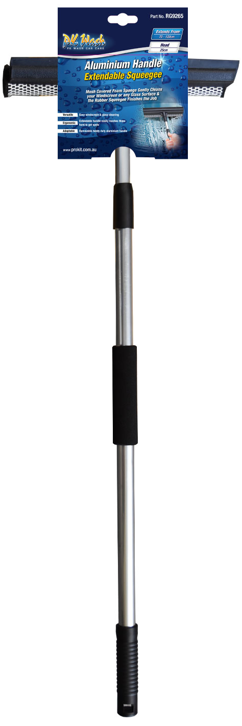 SQUEEGEE – EXTENDABLE ALUMINUM HANDLE 70-120CM
