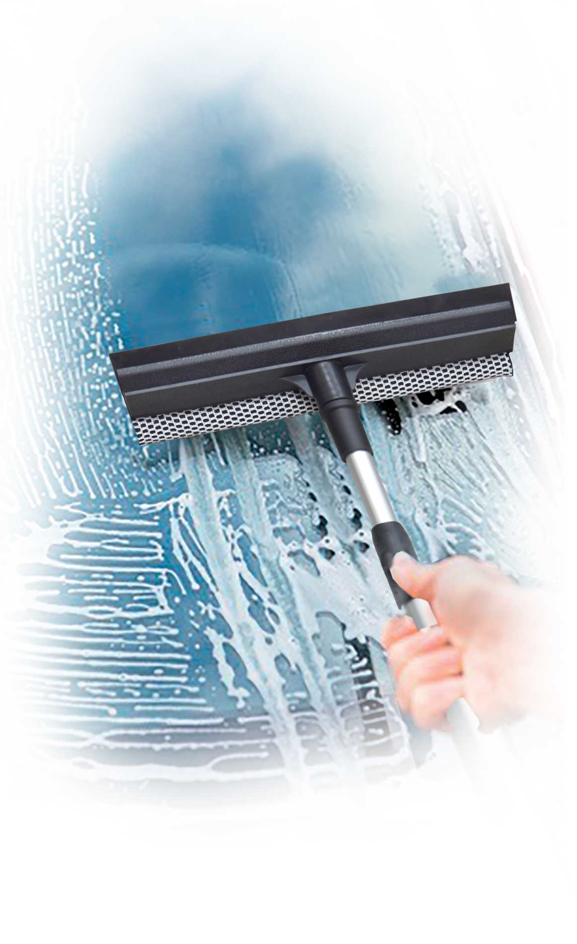 SQUEEGEE – EXTENDABLE ALUMINUM HANDLE 70-120CM