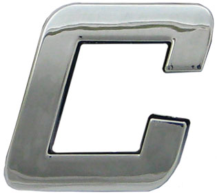 10pc Decorative 3D Raised Letter C