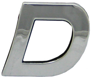 10pc Decorative 3D Raised Letter D