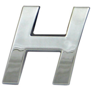 10pc Decorative 3D Raised Letter H
