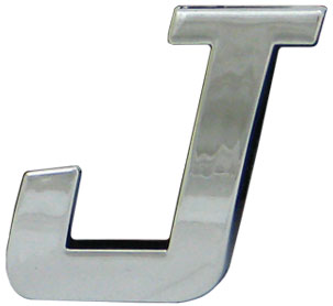 10pc Decorative 3D Raised Letter J