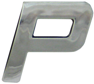 10pc Decorative 3D Raised Letter P