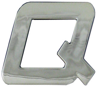 10pc Decorative 3D Raised Letter Q
