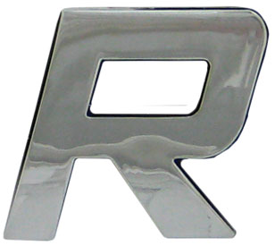10pc Decorative 3D Raised Letter R