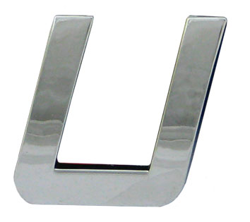 10pc Decorative 3D Raised Letter U