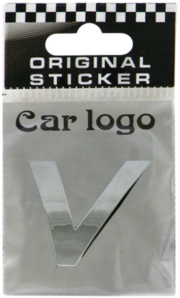 10pc Decorative 3D Raised Letter V