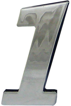 DECORATIVE NUMBER 1 PKT 10