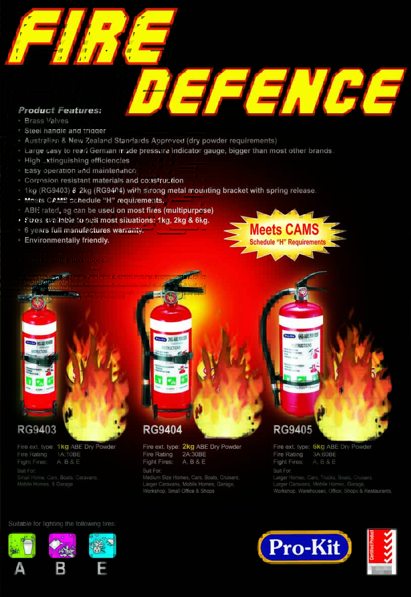 2kg Abe Dry Power Fire Extinguisher