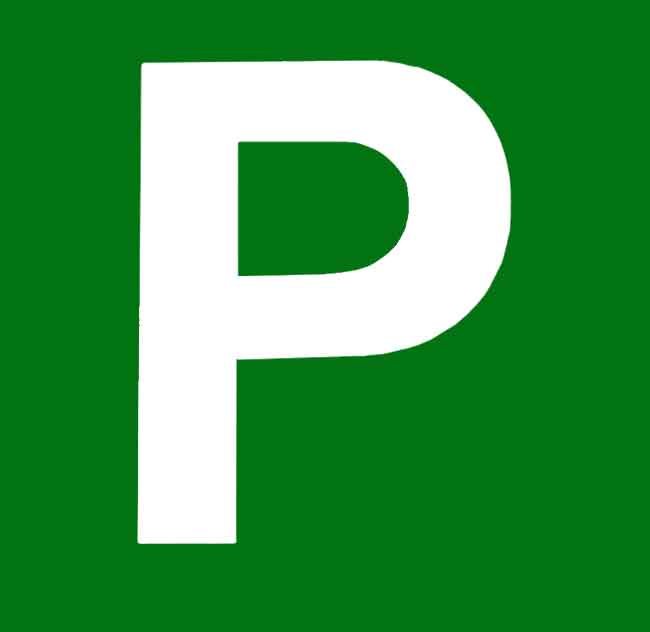 2pc Magnetic P Plates with Green Background – VIC & WA Use