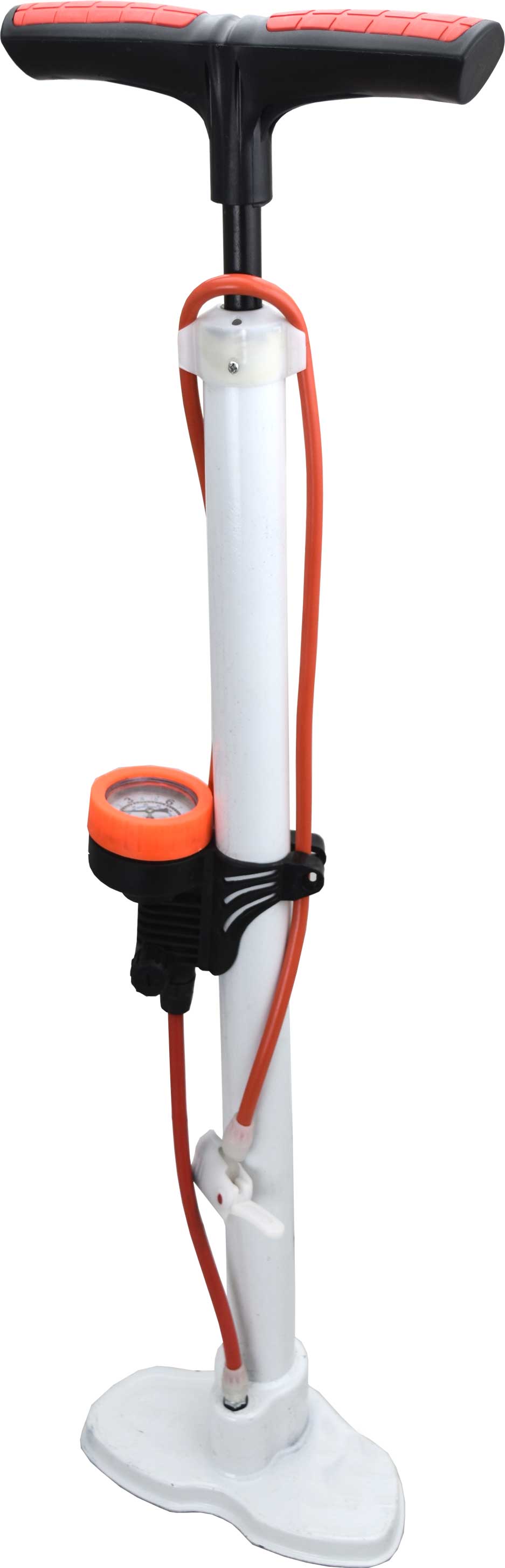 TYRE PUMP –  T-HANDLE  STYLE WITH GAUGE