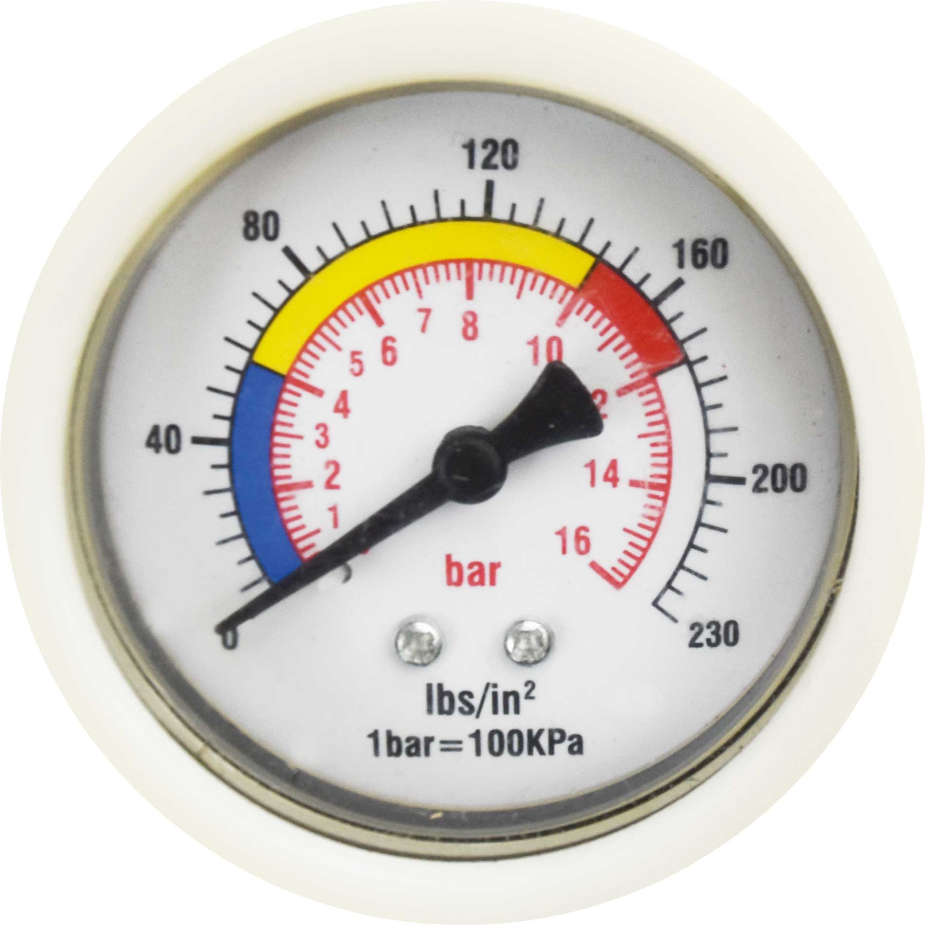 TYRE PUMP –  T-HANDLE  STYLE WITH GAUGE