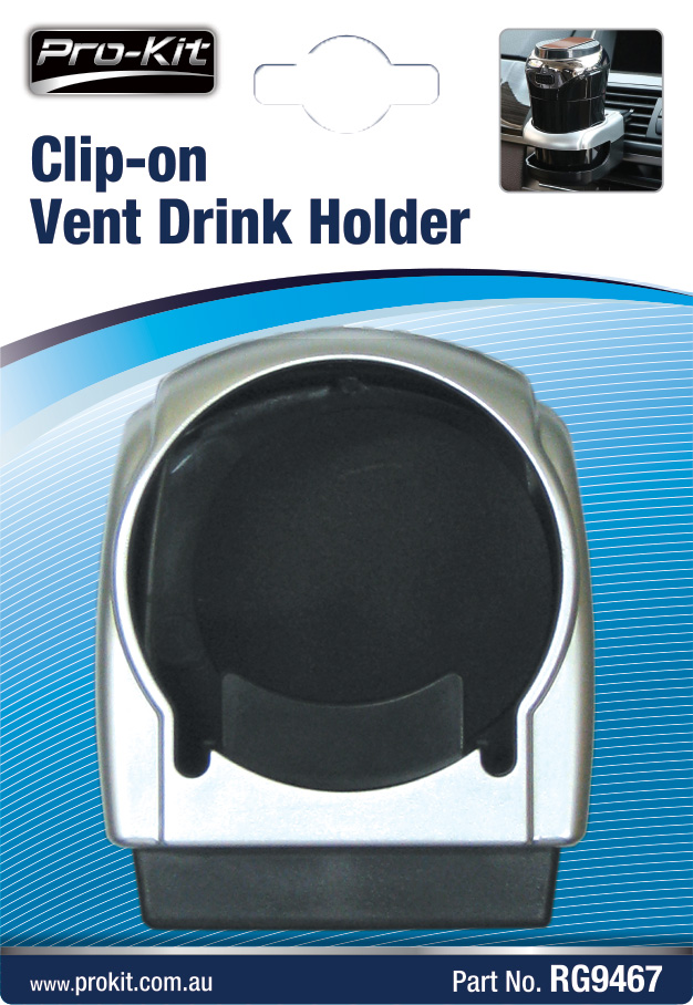 Clip-On Air Vent Drink Holder