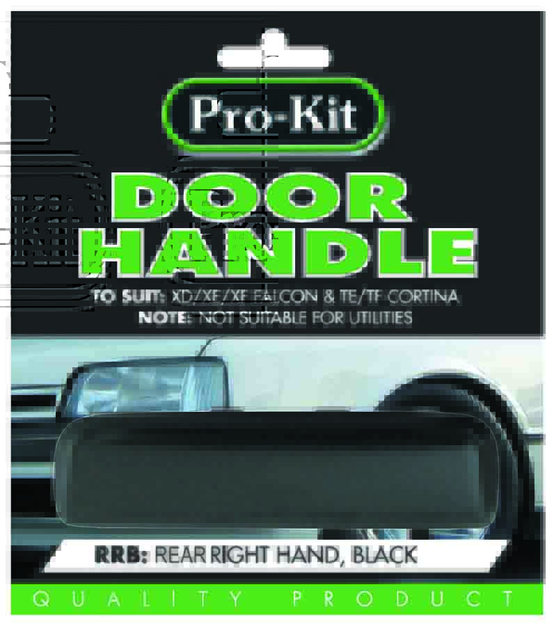 DOOR HANDLES – REAR RIGHT HAND BLACK