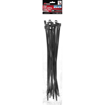 20pc 280mm Self-cutting Cable Ties