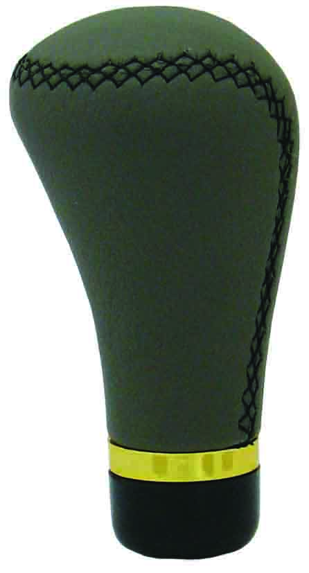 GEAR SHIFT KNOB – LEATHER GREY