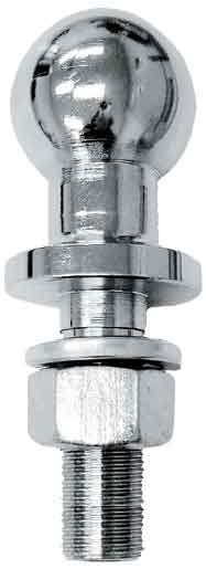 50mm Chrome Tow Ball with 62mm Thread