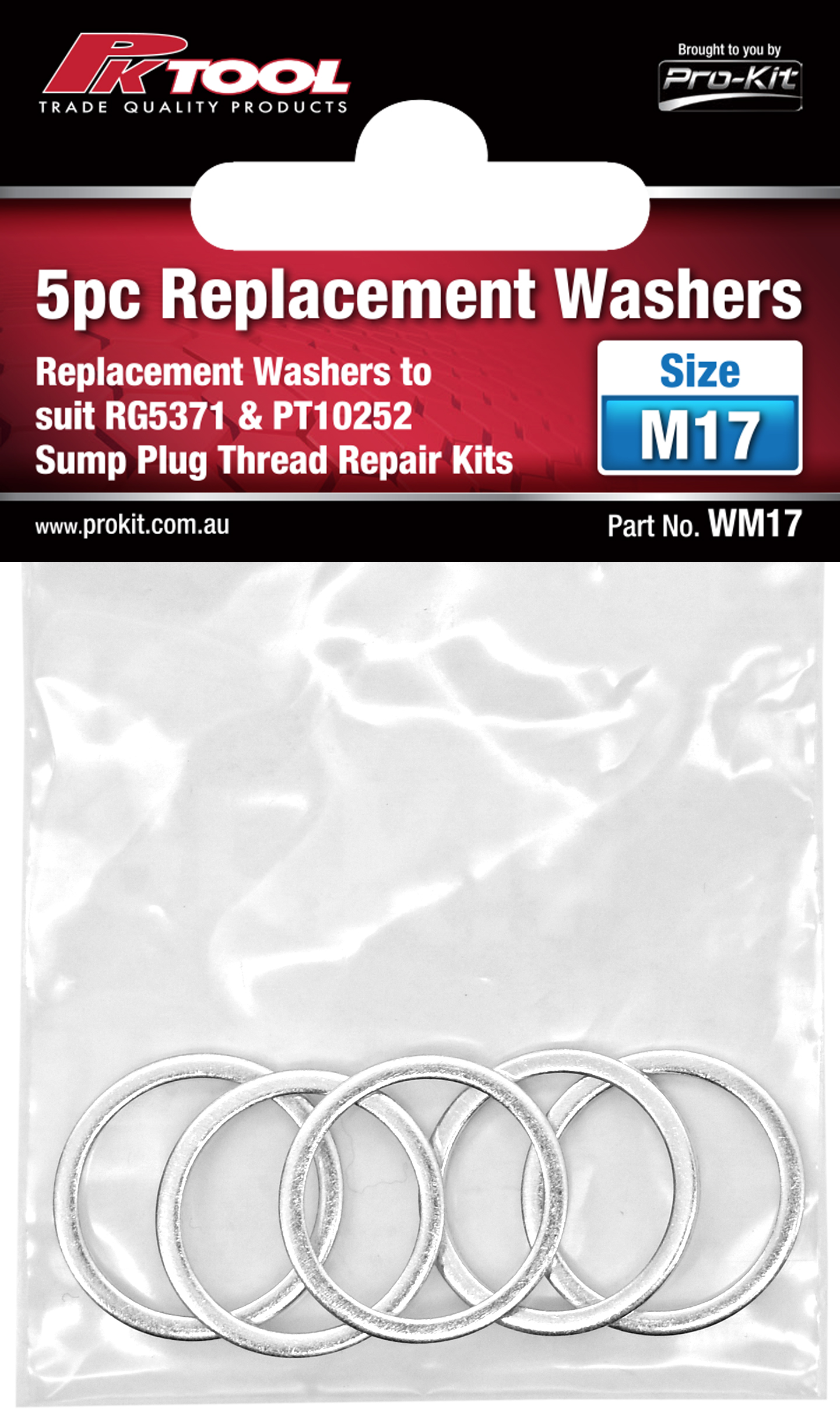 5pc Replacement Washers M17