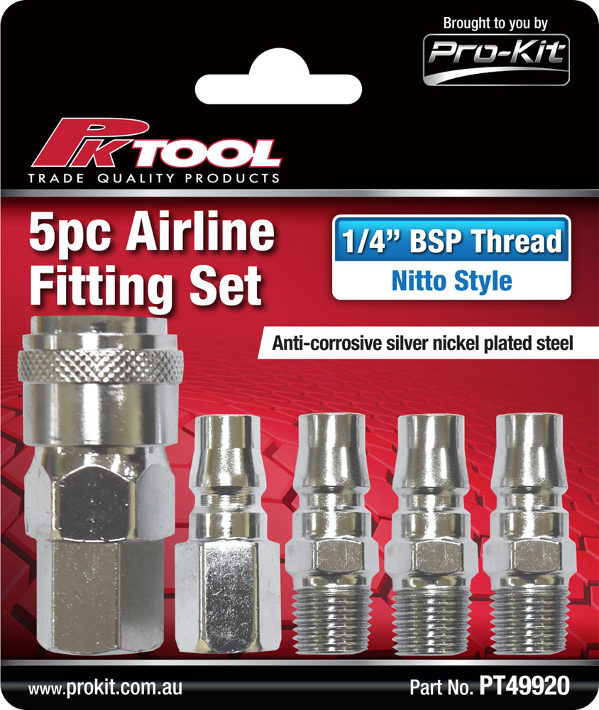 5pc Airline Fitting Set