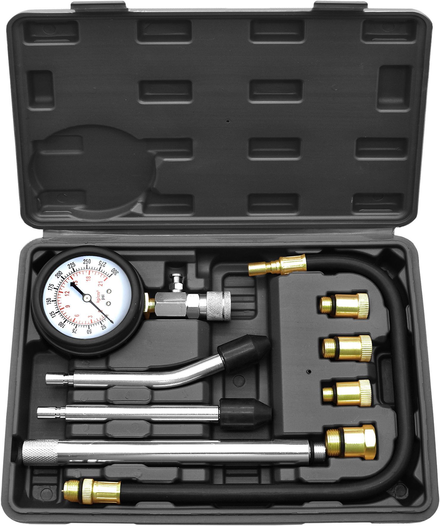 9pc Petrol Engine Compression Tester Set