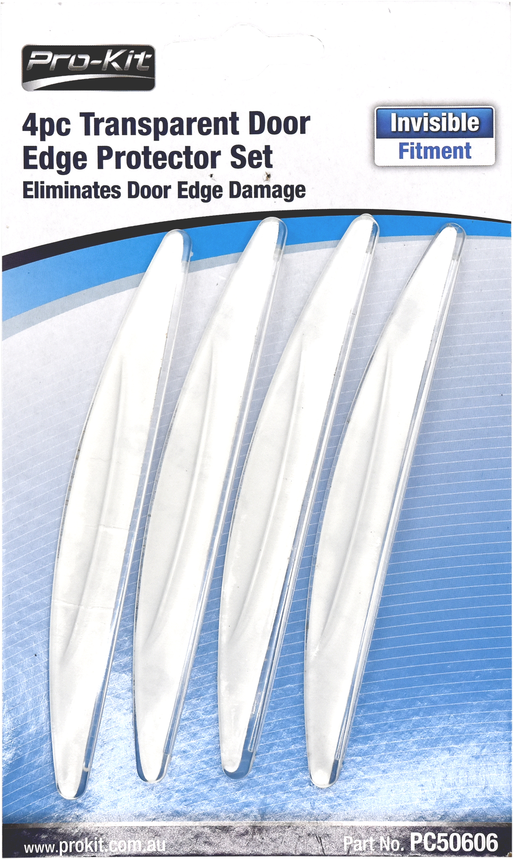 4pc Transparent Door Edge Protector Set