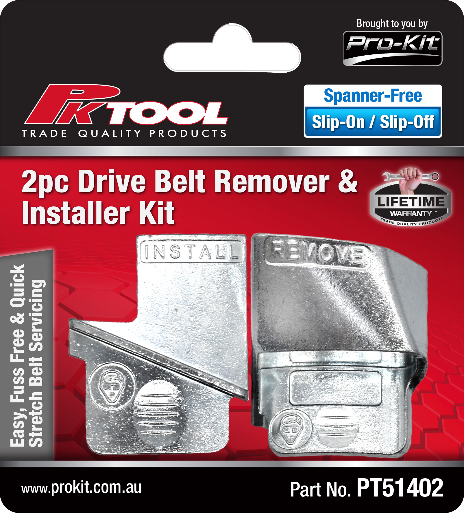 2pc Drive Belt Remover & Installer Kit