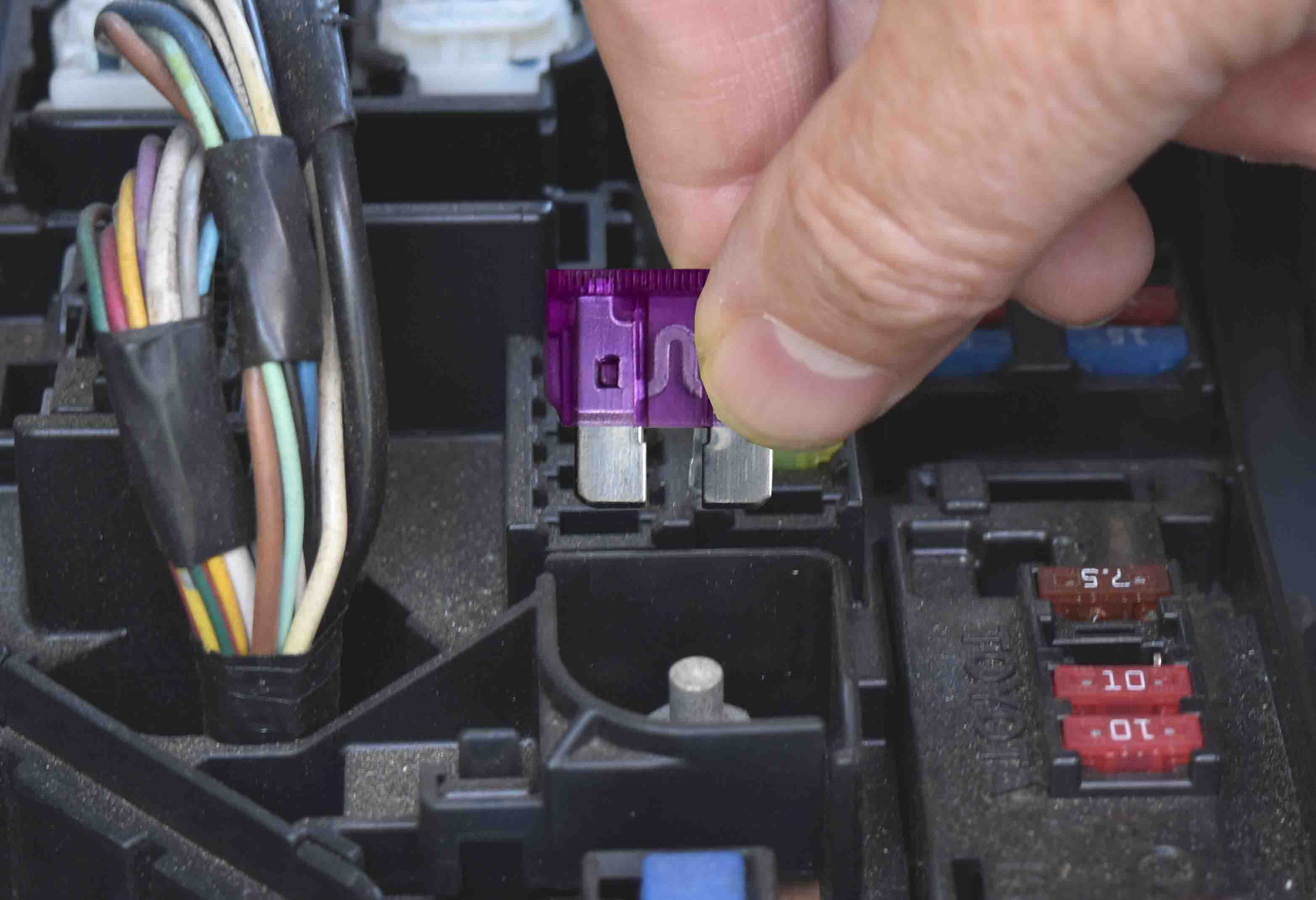 1pc Purple Blade Fuse 35amp