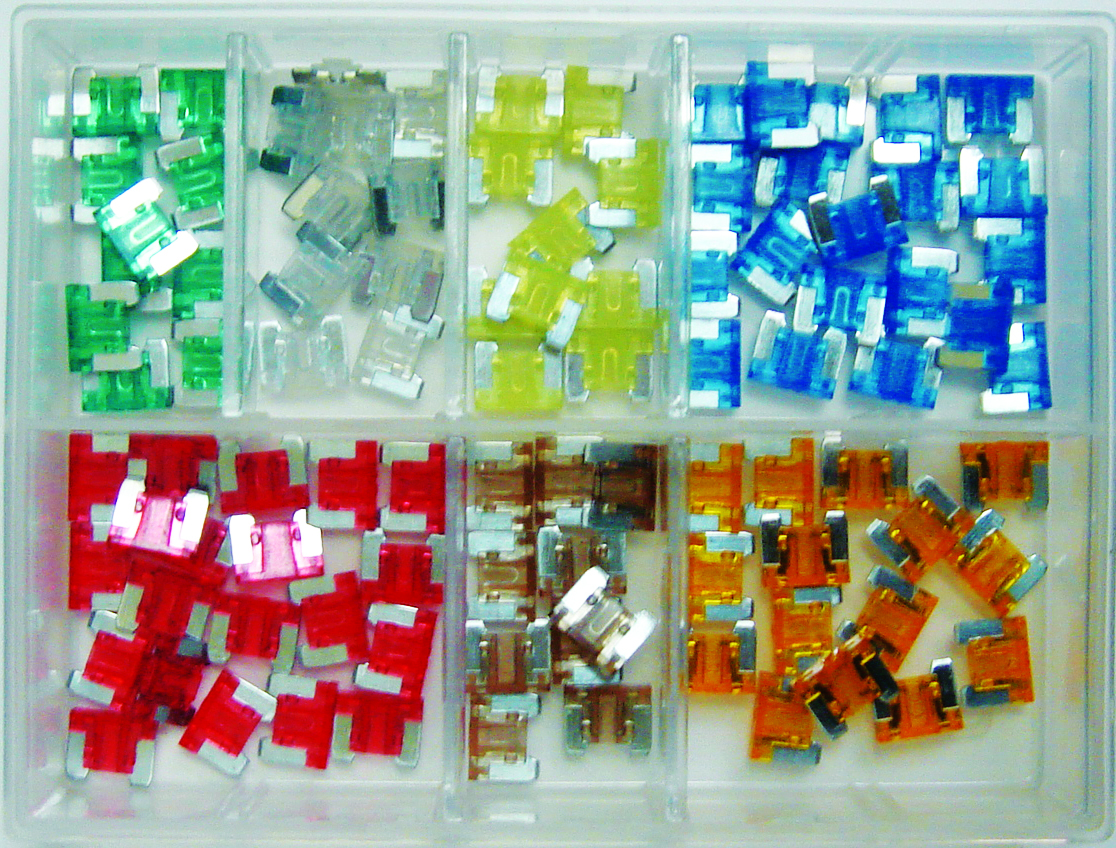 100pc Low Profile Blade Fuse Kit