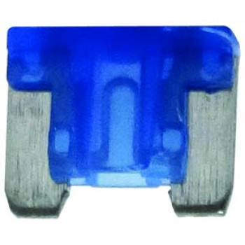 100pc Blue Low Profile Blade Fuse 15amp