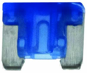 10pc Blue Low Profile Blade Fuse 15amp