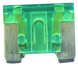 1pc Green Low Profile Blade Fuse 30amp