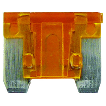100pc Amber Low Profile Blade Fuse 5amp