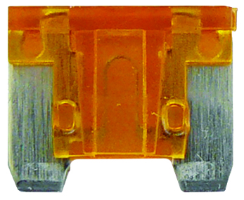 1pc Amber Low Profile Blade Fuse 5amp