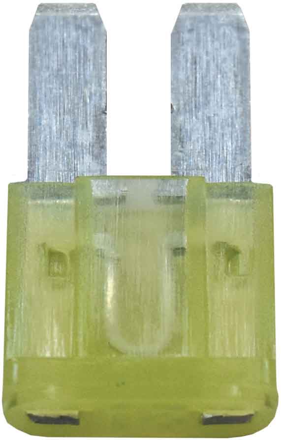 10pc Micro2 Yellow Blade Fuse 20amp