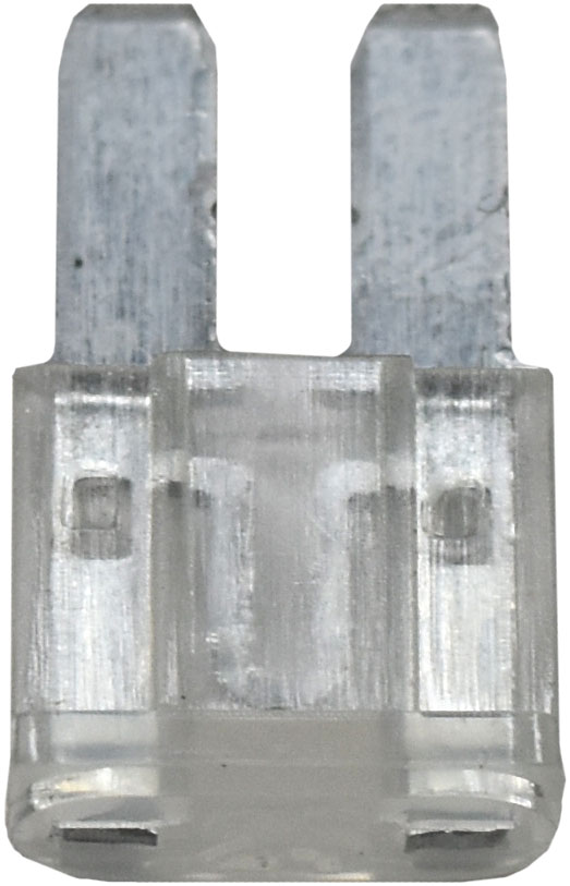 100pc Micro2 Clear Blade Fuse 25amp