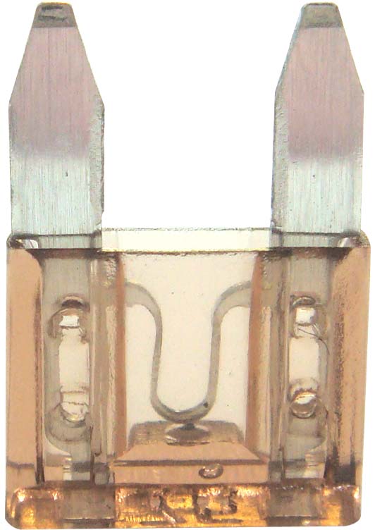 1pc Brown Mini Blade Fuse 7.5amp