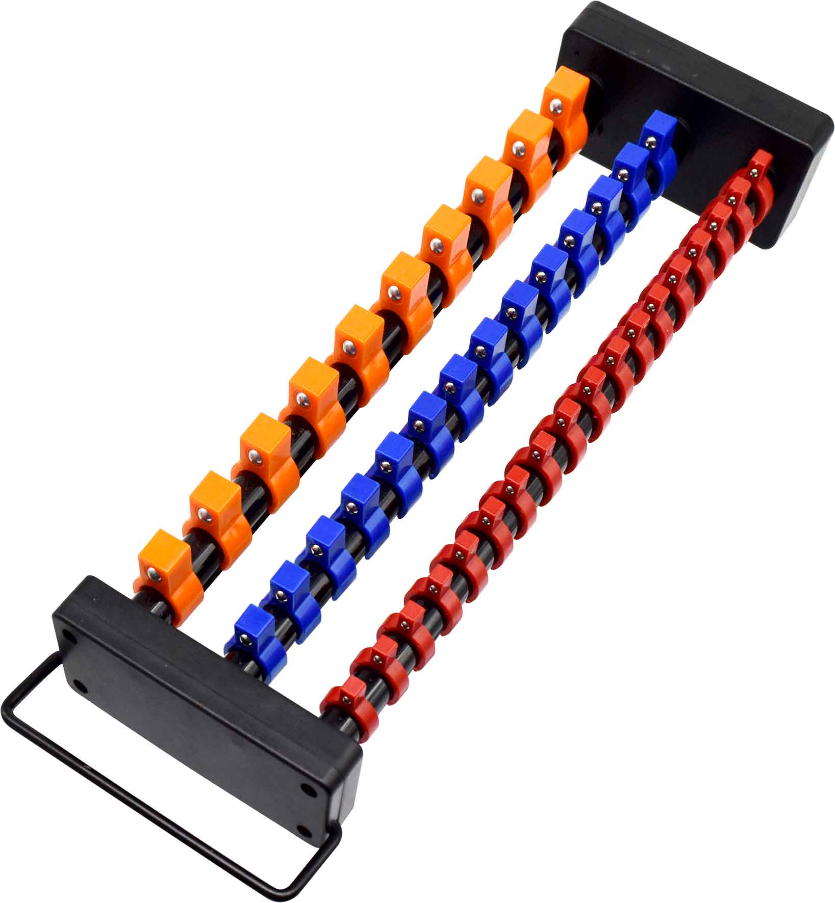 Aluminium Triple Rail Socket Holder