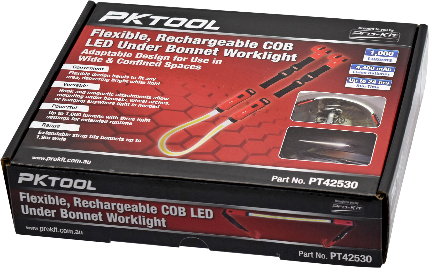 Flexible, Rechargeable COB LED Under Bonnet Worklight